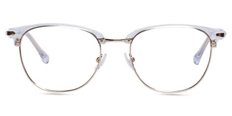 unisex full frame mixed material eyeglasses