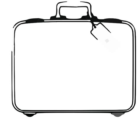 Blank Suitcase Template 4 Templates Example Templates Example