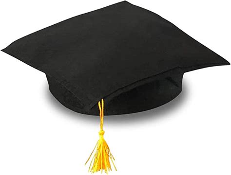 Artcreativity Black Graduation Caps For Kids Pack Of 12 Child Size