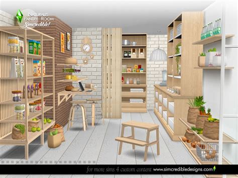 The Sims Resource Naturalis Pantry Room