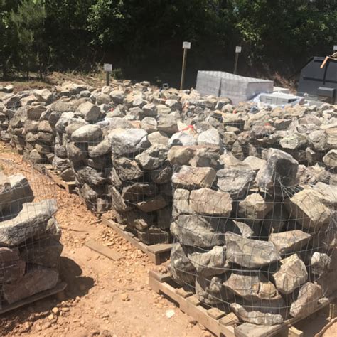 Southern Lawn Designs Natural Stone And Full Rock Yard Senoia Georgia