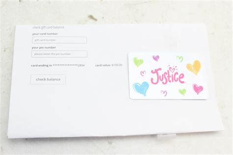 Choose a brand you know they love and trust. Justice Gift Card $100 | Property Room