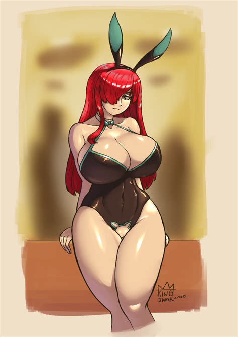 Bunny Girl Day Erza Scarlet By Kingjnar Hentai Foundry
