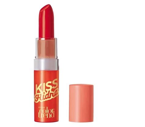 Batom Avon Color Trend Kiss Hidra Vermelho Pop 36g Avon