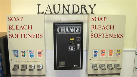 Glen Street Laundromat Soap Bleach And Softener Vending Machines Bill