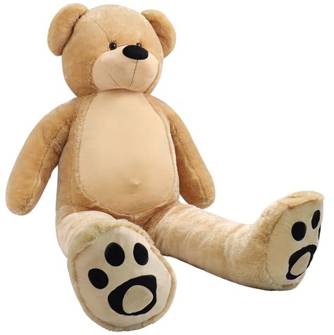 WOWMAX 6 Foot Giant Huge Life Size Teddy Bear Daney Cuddly Stuffed Plush Animals Teddy Bear Toy ...