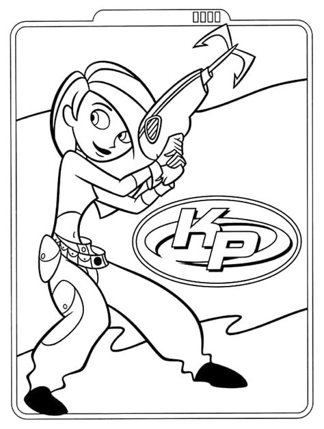 Free Printable Kim Possible Coloring Page Download Print Or Color Online For Free