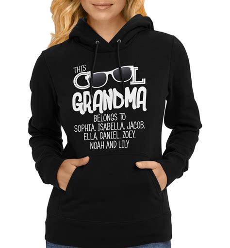 This Grandma Belongs To Black Pullover Hoodie Pullover Hoodie Hoodies