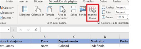 Repetir T Tulos Al Imprimir En Excel Tutorial Excel