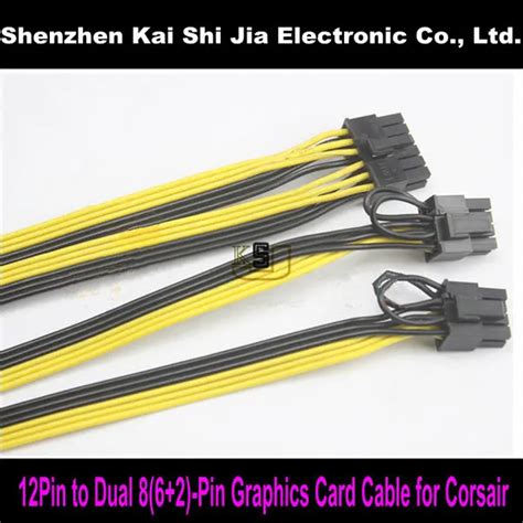 24 12pin To Dual 862 Pin Graphics Card Modular Power Supply Cable