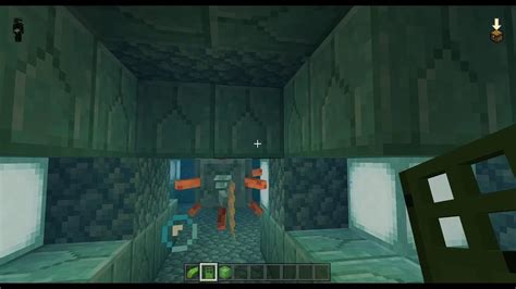 How To Breathe Underwater In Minecraft Bedrock Edition Using A Door And Another Thing Youtube