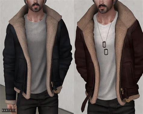 Darte77s Bomber Jacket Acc The Sims 4 Madame Sims 4 Images And Photos