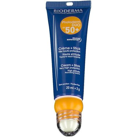 Bioderma Photoderm Duo Spf 50 Crème De Protection Solaire 2 En 1
