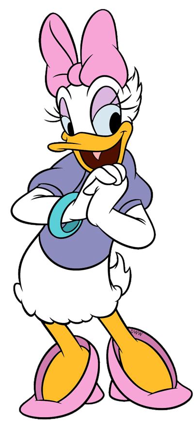Daisy Duck Cartoon Drawing