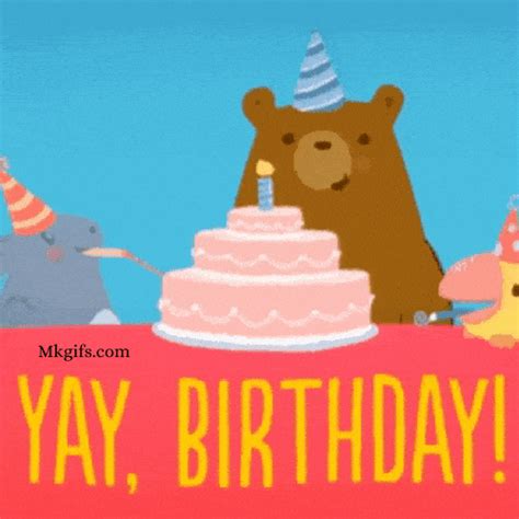 Animated Happy Birthday Gif For Her Mk Gifs Com