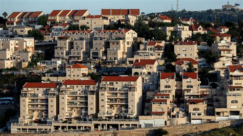 Israel Advances Plans To Build Nearly 4500 Settlement Units In West