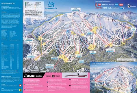 Mammoth Mountain Piste Map Trail Map High Res