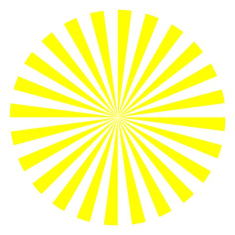Yellow Sunburst Clip Art Vector Clip Art Online Clipart Best