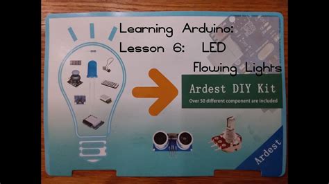 Learning With Arduino Lesson Led Flowing Lights Youtube