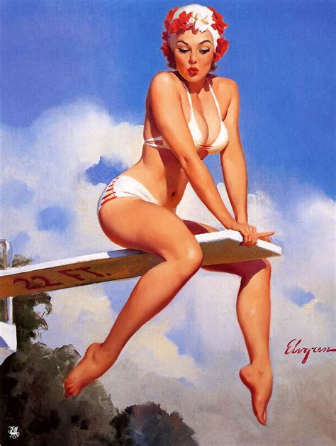 17 Best Images About 02 09b Gil Elvgren On Pinterest One For The