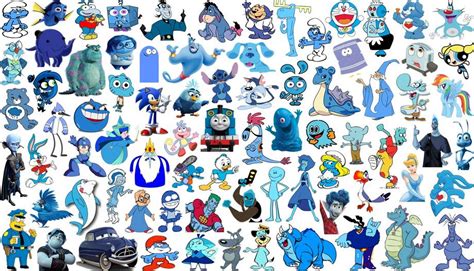 Click The Blue Cartoon Characters Blue Cartoon Character Cartoon