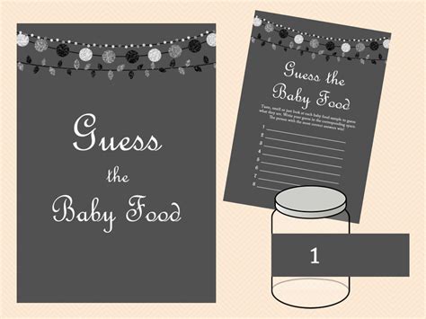 Modern Baby Shower Game Pack Magical Printable
