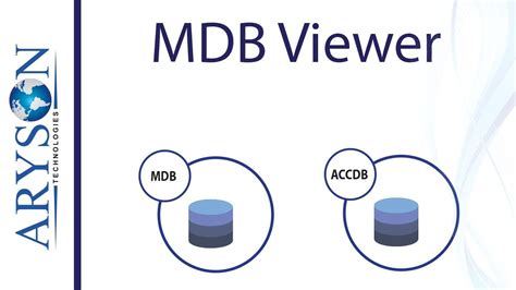 How To Open Access Database From Mdb And Accdb File Using Mdb Viewer