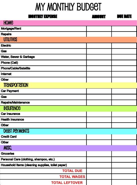 Sample Household Budget Spreadsheet Excelxo Budget Sheets Free Printable