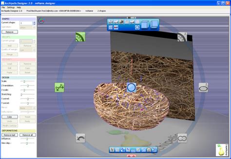 Make A Birds Nest Using Archipelis For Second Life