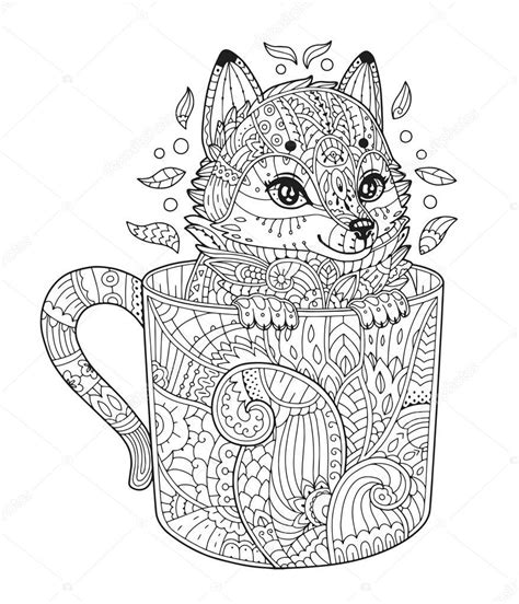 Check spelling or type a new query. Fuchs im Pokal Malvorlagen — Stockvektor © Ksania #133337302