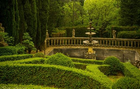 Wallpaper Trees Villa Garden Beautiful Italy Italy Tuscany