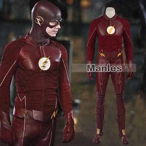 Buy The Flash Cosplay Costume Barry Allen Suit The