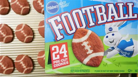 Yeah, you know which ones i'm talking about. Pillsbury Football Cut-Out Sugar Cookies Ready to Bake ...