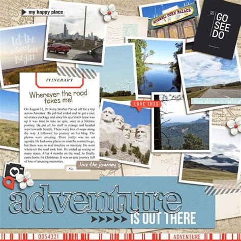 Travel Digital Scrapbook Layout By Yzerbear19 Using You Are Here