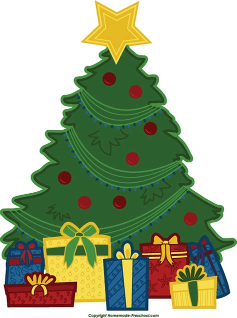 christmas tree with presents clipart free clipart best clipart best