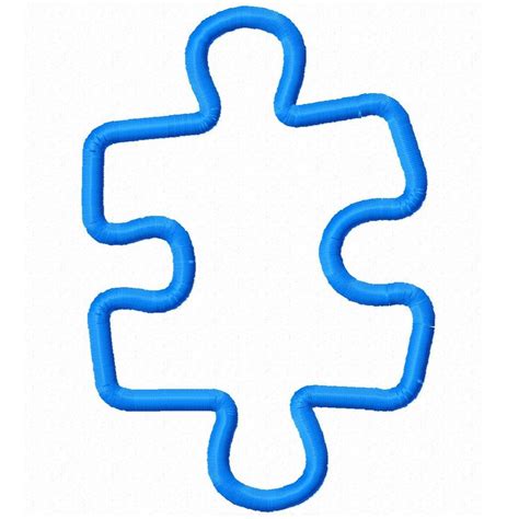 Autism Awareness Puzzle Piece Template Clipart Best