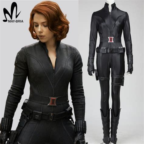 Avengers Black Widow Costume Halloween Superhero Black Widow Cosplay