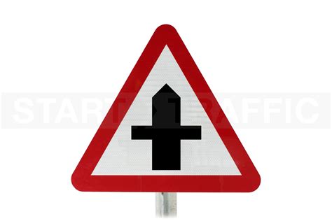 Crossroad Ahead Sign Permanent Road Sign 5041 In Stock