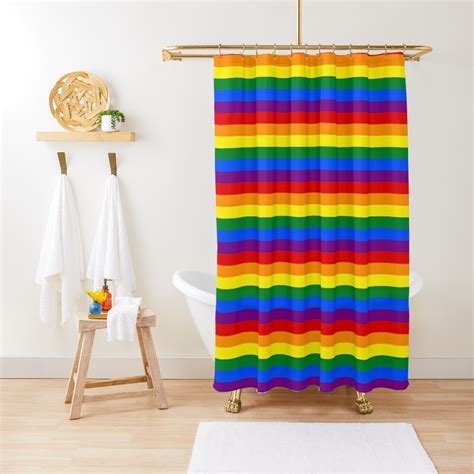 Gay Pride Shower Curtain By Modology Redbubble
