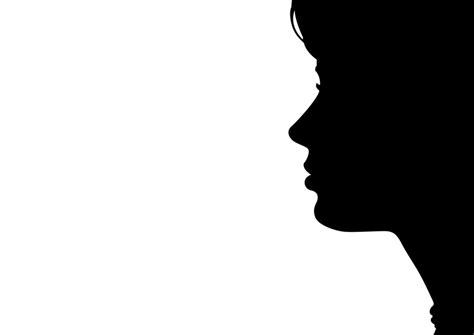 Woman Face Silhouette Free Vector Free Vector Silhouette File Page