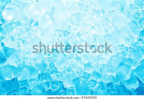Real Cool Ice Cube Frozen Background Stock Photo Edit Now 97443593