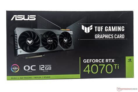 Asus Tuf Gaming Geforce Rtx 4070 Ti Review Ada Mid Ranger With Rtx