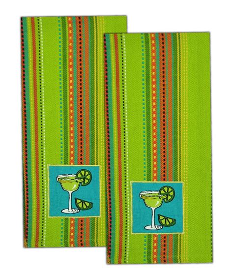 Love This Green Magarita Dish Towel Set Of Two By Design Imports On