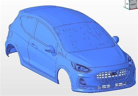 Ford Fiesta 2022 1 18 3d Print Model 3d Model 3d Printable Cgtrader