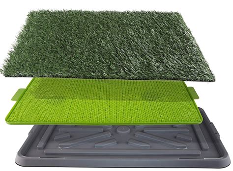No way to completely eliminate the odor. AmazonSmile : Dog Grass Pee Pad Potty - Artificial Grass Patch for Dogs - Pet Litter Box ...