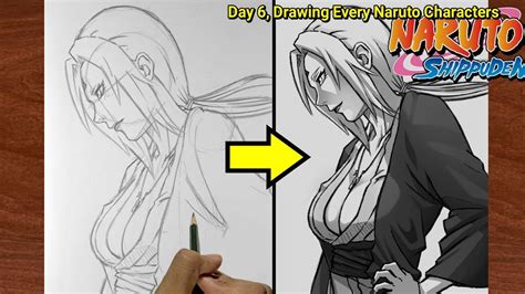 How To Draw Tsunade Step By Step Anime Naruto Easy Anime Drawing