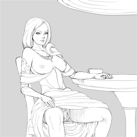 A Lady Offreing Tea By Nesoun Hentai Foundry