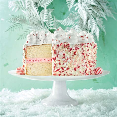 Peppermint Cake With Seven Minute Frosting