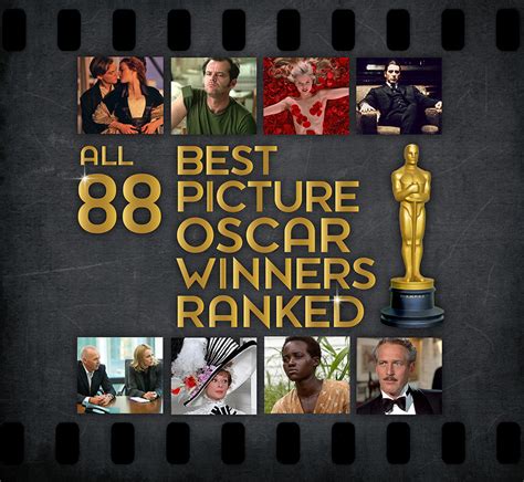 All 88 Best Picture Oscar Winners Ranked