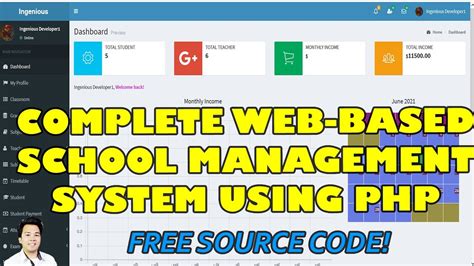 Complete Web Based School Management System Using Php Mysql Free